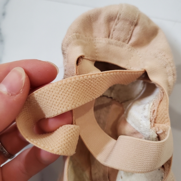 BLOCH Pro Elastic Very Used Ballet Slippers Flats Pink Size 6 - Picture 6 of 6